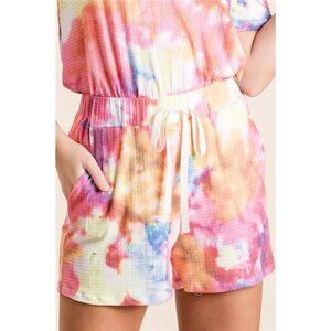 BiBi Tie Dye‎ French Terry Casual Shorts